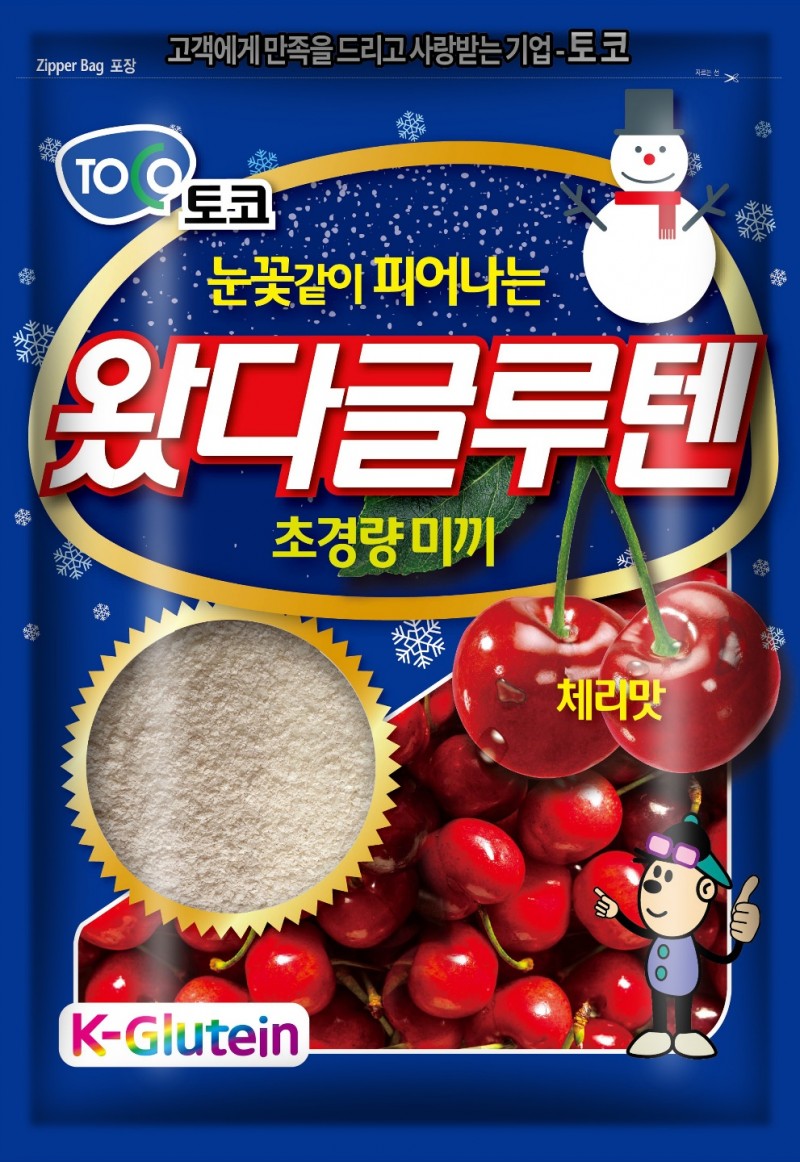 토코 왔다글루텐 떡밥  글루텐 눈꽃글루텐
