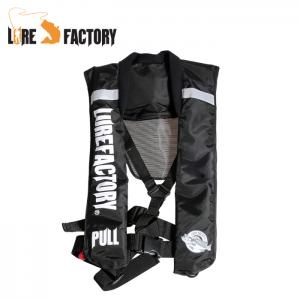 1루어팩토리-LFV-04 자동팽창식 구명복 블랙/선상구명복 (120KG)