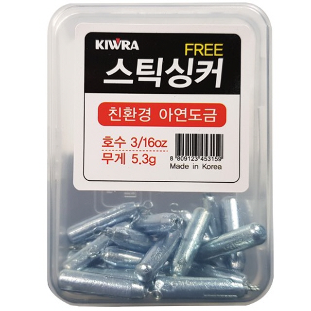 [키우라] 스틱싱커 벌크형 스틱다운샷봉돌