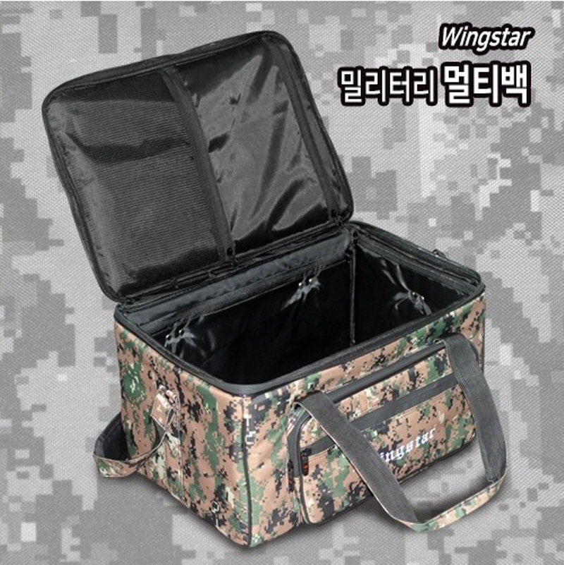 윙스타백조 밀리터리 멀티백 보조가방 다용도가방 소품가방