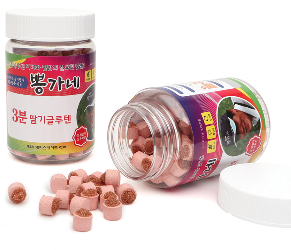 뽕가네 3분 딸기글루텐 붕어 민물낚시 떡밥 미끼