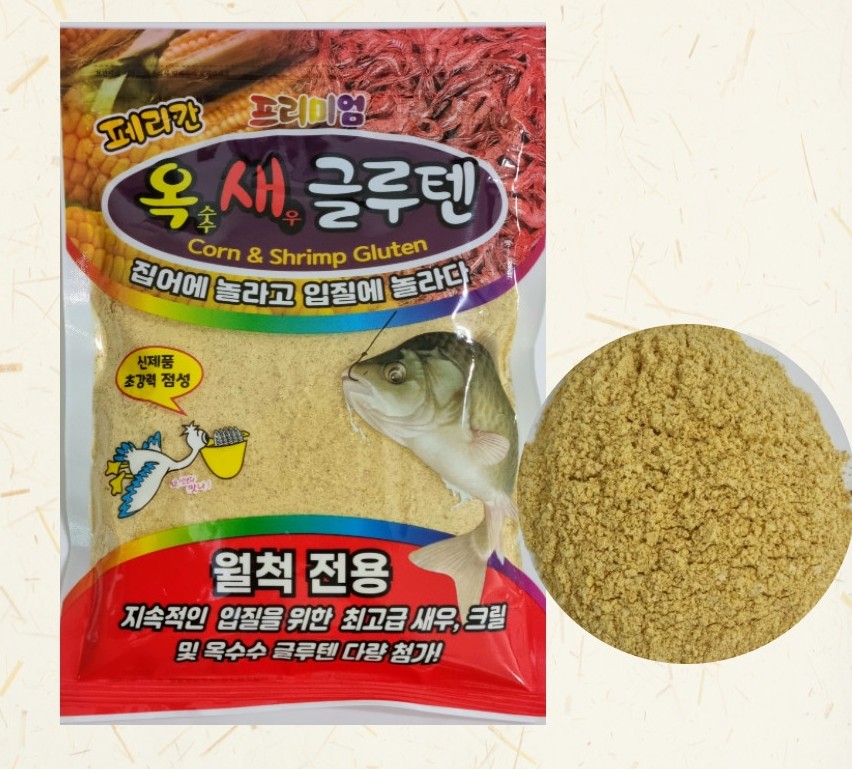 페리칸 옥새글루텐 대물용 떡밥 옥수수 새우 크릴 붕어 민물낚시