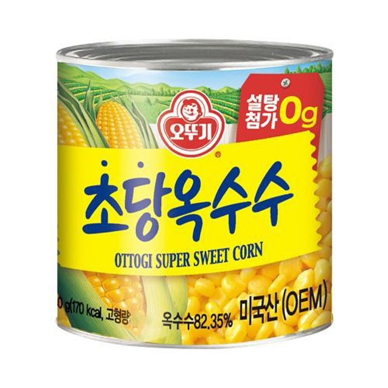 오뚜기 수퍼 스위트콘 초당옥수수 198g 델몬트 동원 옥수수 슈퍼 스위트콘 골든 스위트콘