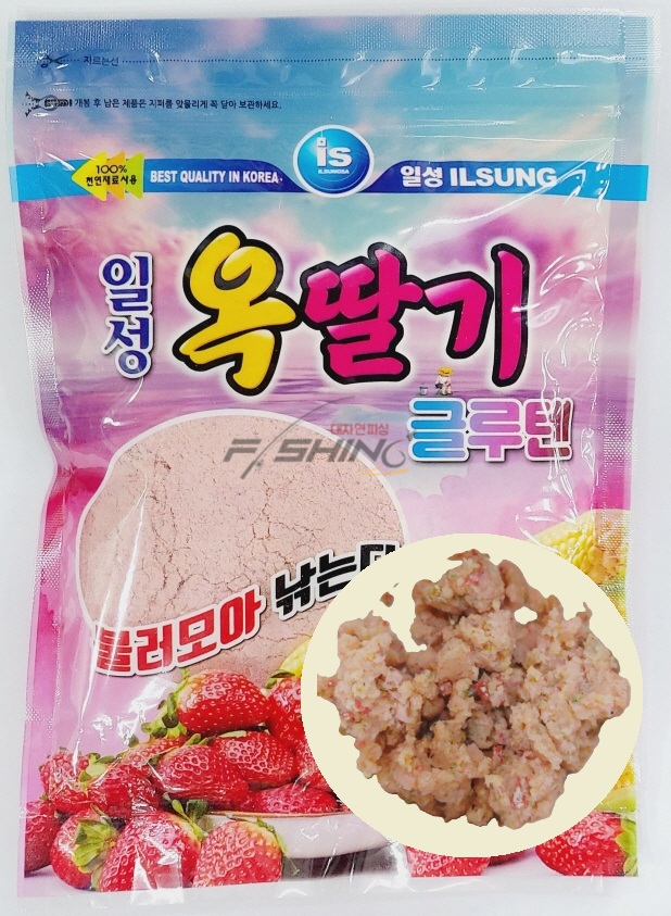 일성 옥딸기 글루텐 옥수수 딸기글루텐 민물 붕어낚시