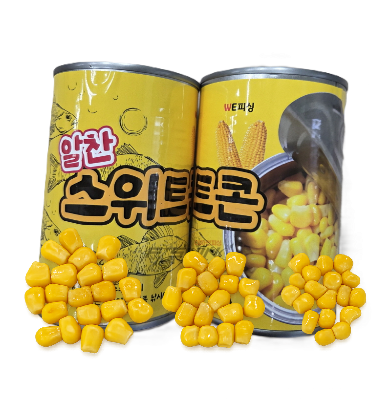 대물낚시 미끼전용 알찬옥수수 스위트콘 3종혼합 사이즈