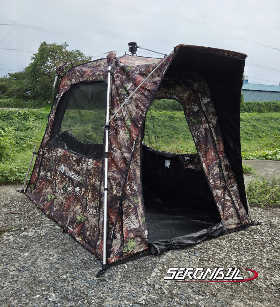 새론불산업 원터치 와이드 암막 의자텐트 1500x1850