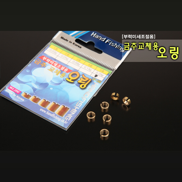 금추교체용오링(미세부력조절용) - A38